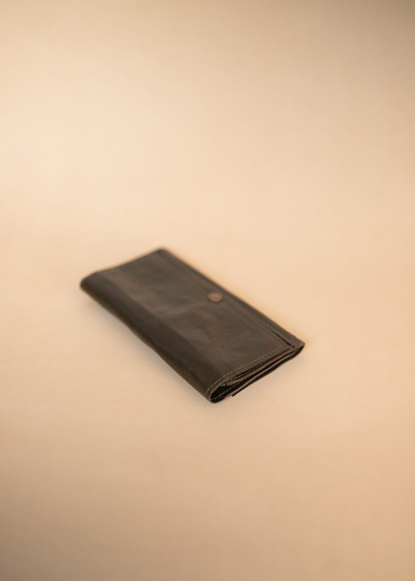 The Real McCaul Wallets The Sue Wallet - Premium Kangaroo - Dark Brown Australian Made Australian Owned Genuine Leather Ladies Large Wallet- Made In Australia with Kangaroo and Cowhide