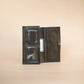 The Real McCaul Wallets The Sue Wallet - Premium Kangaroo - Dark Brown Australian Made Australian Owned Genuine Leather Ladies Large Wallet- Made In Australia with Kangaroo and Cowhide