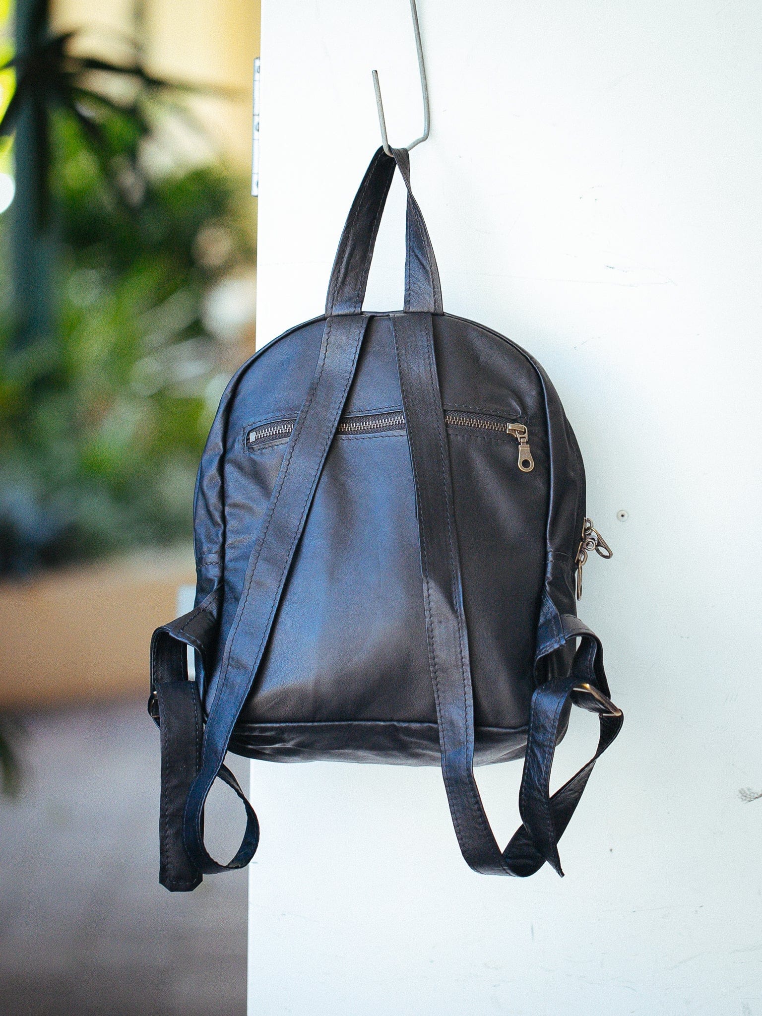 The Real McCaul Leathergoods Back Packs The Annie Backpack - Large - Kangaroo Australian Made Australian Owned Handmade Leather Backpacks Made in Australia