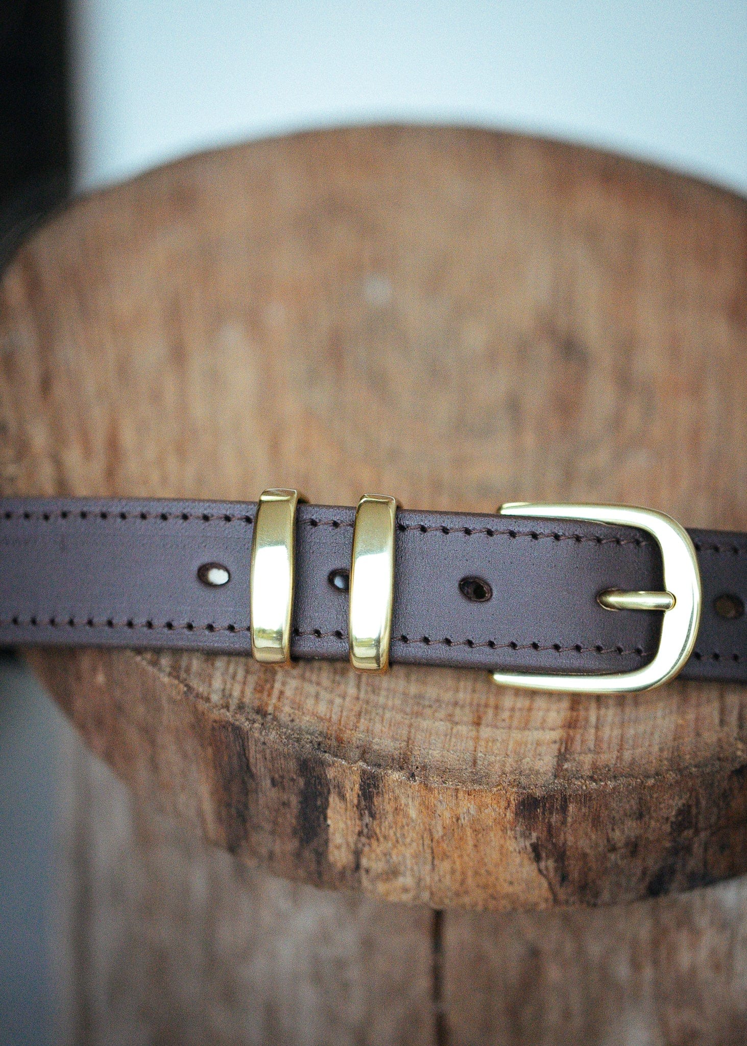 The Real McCaul Leathergoods Belts Classic Dress Belt 30mm - Dark Brown Australian Made Australian Owned Australian Made Solid Leather Full Grain Rancher Belt- Black