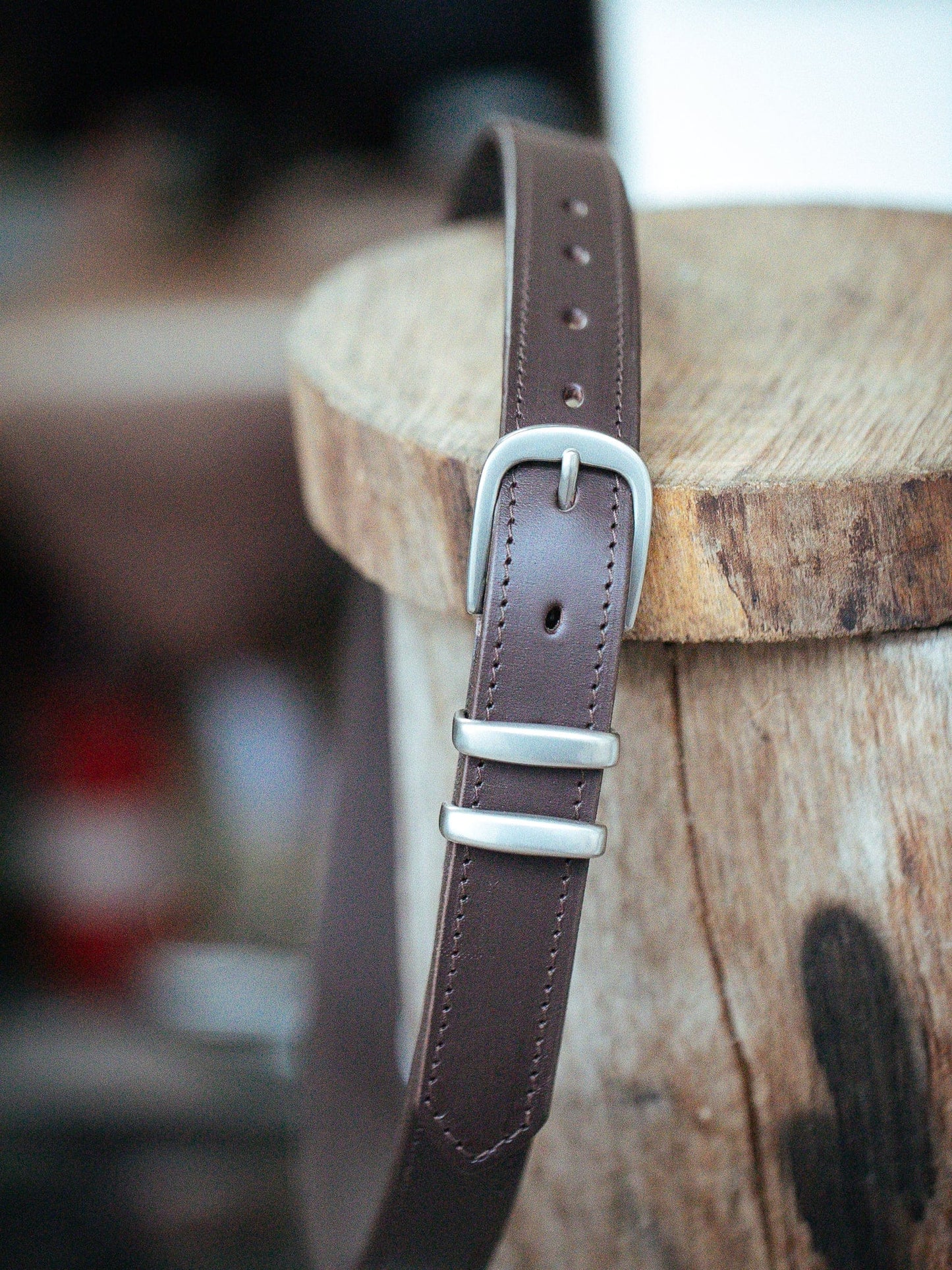 The Real McCaul Leathergoods Belts Classic Dress Belt 30mm - Dark Brown Australian Made Australian Owned Australian Made Solid Leather Full Grain Rancher Belt- Black