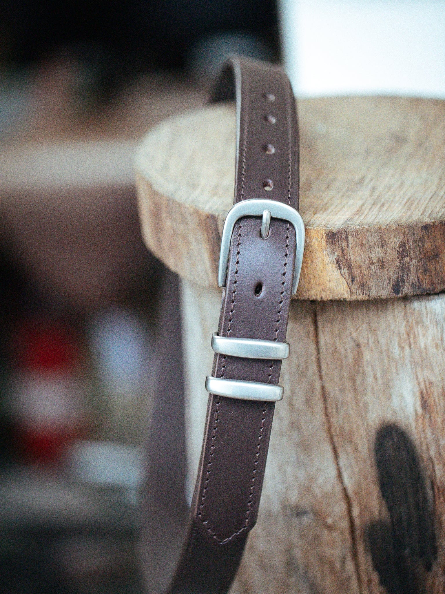 The Real McCaul Leathergoods Belts Classic Dress Belt 30mm - Dark Brown Australian Made Australian Owned Australian Made Solid Leather Full Grain Rancher Belt- Black