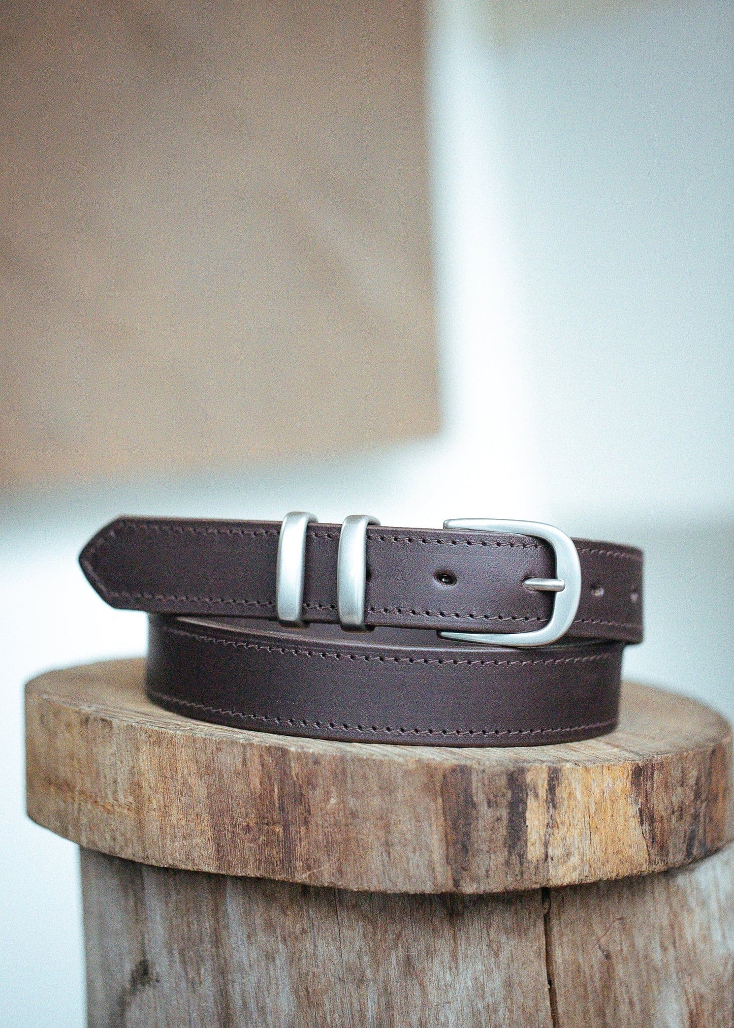 The Real McCaul Leathergoods Belts Classic Dress Belt 30mm - Dark Brown Australian Made Australian Owned Australian Made Solid Leather Full Grain Rancher Belt- Black