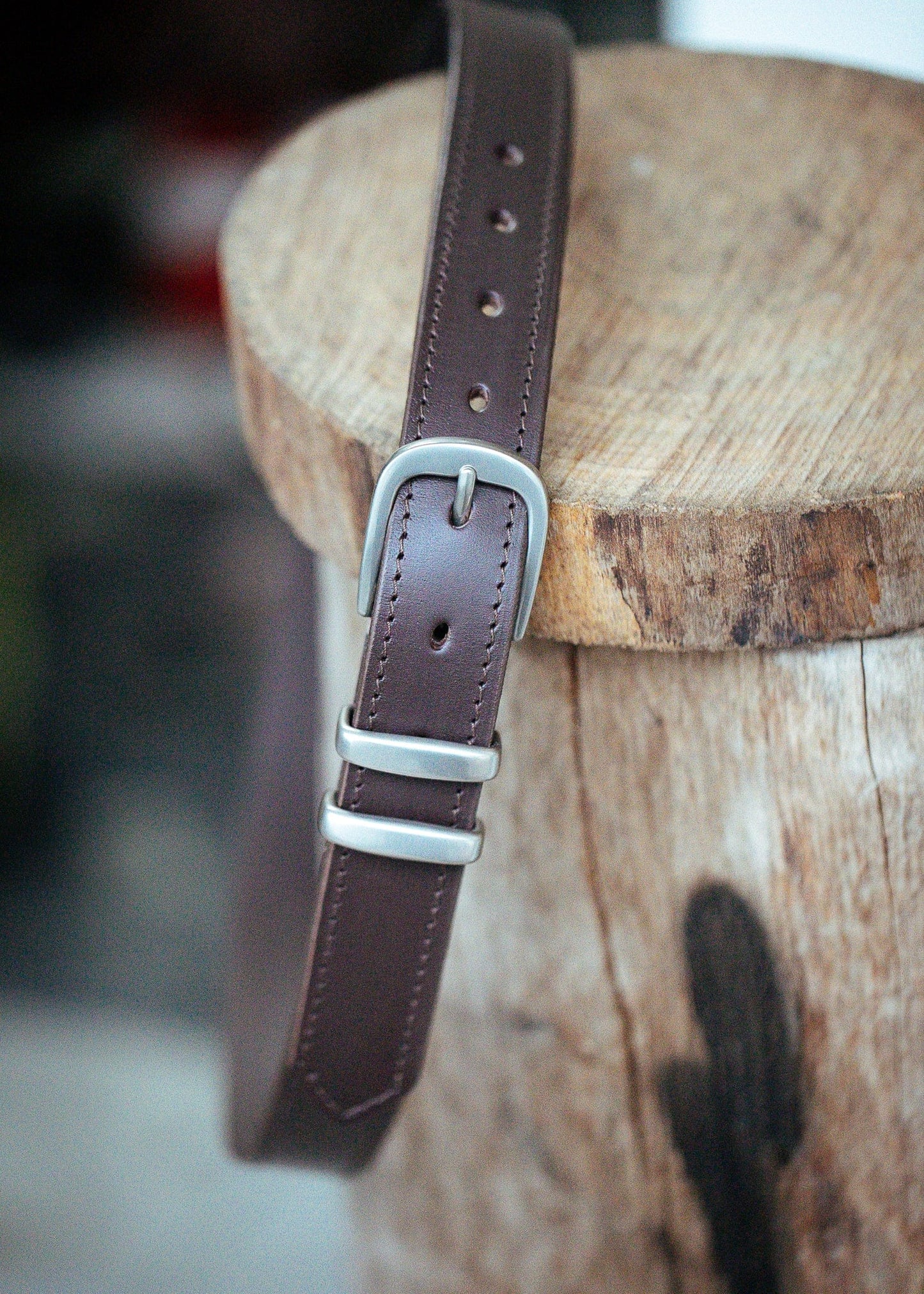 The Real McCaul Leathergoods Belts Classic Dress Belt 30mm - Dark Brown Australian Made Australian Owned Australian Made Solid Leather Full Grain Rancher Belt- Black