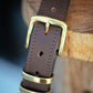 The Real McCaul Leathergoods Belts Classic Dress Belt 32mm - Dark Brown Australian Made Australian Owned Australian Made Solid Leather Full Grain Rancher Belt- Black