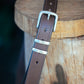 The Real McCaul Leathergoods Belts Classic Dress Belt 32mm - Dark Brown Australian Made Australian Owned Australian Made Solid Leather Full Grain Rancher Belt- Black