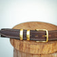 The Real McCaul Leathergoods Belts Deluxe Rancher Belt 38mm - Dark Brown Australian Made Australian Owned Australian Made Solid Leather Full Grain Rancher Belt- Black
