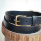 The Real McCaul Leathergoods Belts Maxwell Belt 35mm - Black Australian Made Australian Owned Australian Made Solid Leather Full Grain Rancher Belt- Black