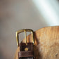 The Real McCaul Leathergoods Belts Maxwell Belt 35mm - Dark Brown Australian Made Australian Owned Australian Made Solid Leather Full Grain Rancher Belt- Black