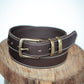 The Real McCaul Leathergoods Belts Rancher Belt 35mm - Dark Brown Australian Made Australian Owned Australian Made Solid Leather Full Grain Rancher Belt- Black