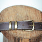 The Real McCaul Leathergoods Belts Rancher Belt 35mm - Dark Brown Australian Made Australian Owned Australian Made Solid Leather Full Grain Rancher Belt- Black