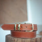 The Real McCaul Leathergoods Belts Rancher Belt 38mm - Tan Australian Made Australian Owned Australian Made Solid Leather Full Grain Rancher Belt- Black