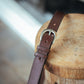 The Real McCaul Leathergoods Belts Savvy Narrow Dress Belt 32mm - Cognac Australian Made Australian Owned Australian Made Solid Leather Full Grain Dress Belt- Black