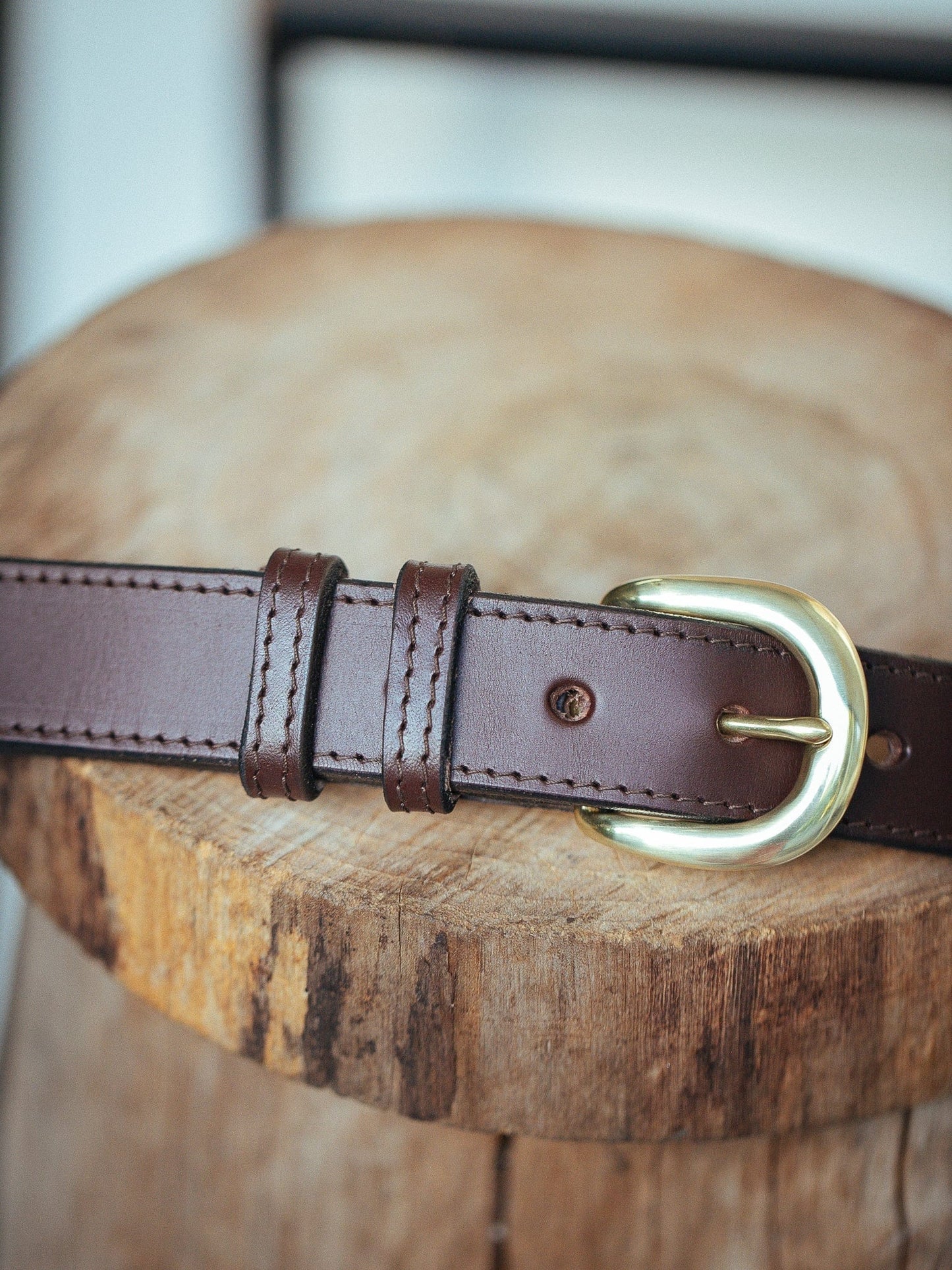 The Real McCaul Leathergoods Belts Savvy Narrow Dress Belt 32mm - Cognac Australian Made Australian Owned Australian Made Solid Leather Full Grain Dress Belt- Black