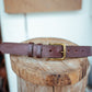 The Real McCaul Leathergoods Belts Savvy Narrow Dress Belt 32mm - Cognac Australian Made Australian Owned Australian Made Solid Leather Full Grain Dress Belt- Black