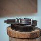 The Real McCaul Leathergoods Belts Silver / 28" (71cm) Deluxe Rancher Belt 38mm - Dark Brown Australian Made Australian Owned Australian Made Solid Leather Full Grain Rancher Belt- Black