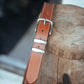 The Real McCaul Leathergoods Belts Silver / 28" (71cm) Rancher Belt 38mm - Tan Australian Made Australian Owned Australian Made Solid Leather Full Grain Rancher Belt- Black