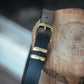 The Real McCaul Leathergoods Belts Standard 35mm Belt - Double Keeper - Black Australian Made Australian Owned Genuine Cowhide Leather Belt - Handmade in Australia