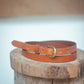 The Real McCaul Leathergoods Classic Narrow 20mm Belt - Tan Australian Made Australian Owned Leather Narrow Belt Made In Australia - 20mm  - Tan