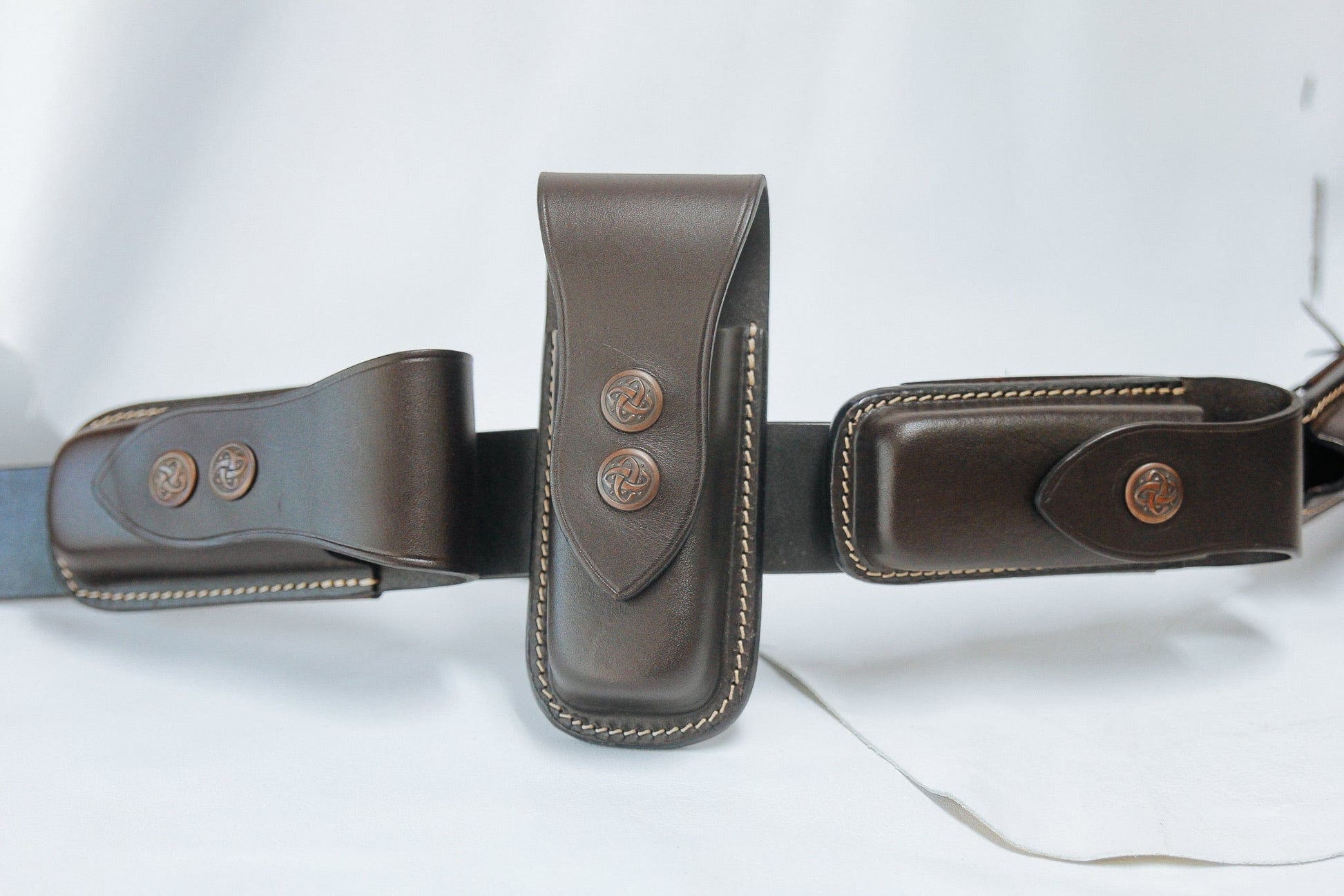 The Real McCaul Leathergoods Leatherman Knife Multitool Pouch for Belt Australian Made Australian Owned Leatherman Knife Pouch Cowhide Australian Made Belt
