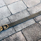 The Real McCaul Leathergoods Personalised Dog Collar 38mm Wide - Black Australian Made Australian Owned Leather Dog Collar with Brass Fittings- Australian Made