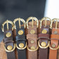 The Real McCaul Leathergoods Pet Collars & Harnesses Classic Dog Collar - 20mm - Dark Brown Australian Made Australian Owned Leather Dog Collar with Brass Fittings- Australian Made