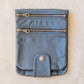 The Real McCaul Multi-Wallet Medium Long / Black / Thin Multi Wallet Belt Pouch (Cowhide) Australian Made Australian Owned Made in Australia Travel Belt Multi-Wallet (Cowhide Leather)