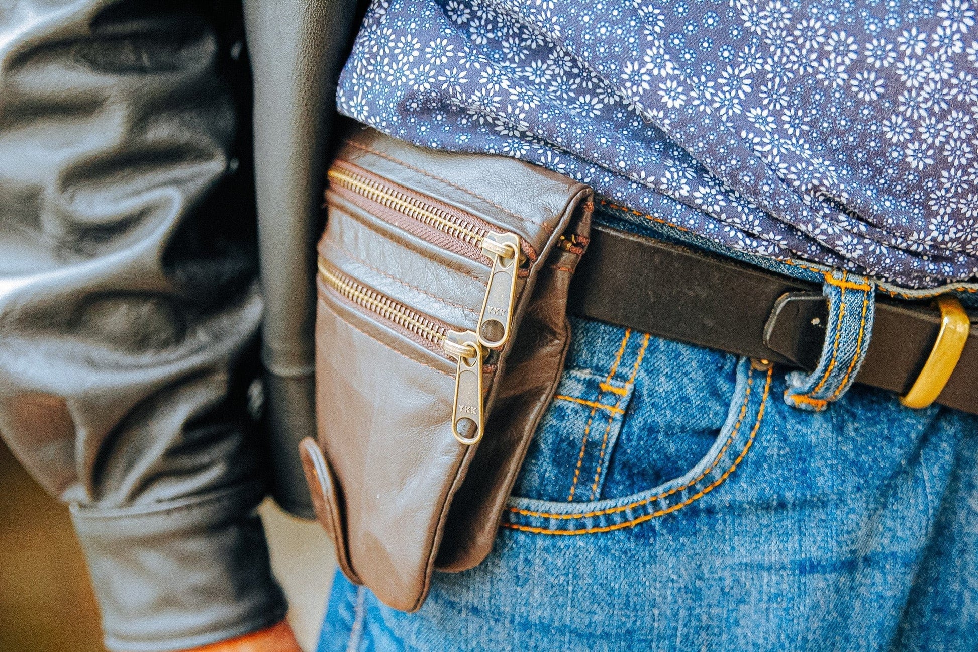 The Real McCaul Multi-Wallet Multi Wallet Belt Pouch (Kangaroo) Australian Made Australian Owned Australian Made Leather Multi-Wallet Travel Belt Pouch (Kangaroo)