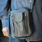 The Real McCaul Shoulder Bags The Darren Man Bag - Cowhide Australian Made Australian Owned Large Men's Organiser Man Bag Leather Made In Australia
