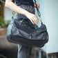 The Real McCaul Travel Bag Small Classic Overnight Travel Bag - Cowhide Australian Made Australian Owned Large Overnight Travel Duffel Bag Leather Made in Australia